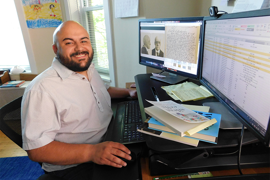 Richard Del Rio continues his postdoctoral work remotely during the COVID-19 pandemic. Courtesy photo.